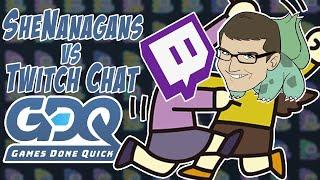 SheNanagans vs. GDQ TwitchChat! A Battle of Bulbasaur!