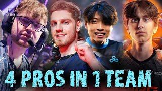 4 PROS IN 1 TEAM - LEV DEMON1 | LEV TEX | C9 OXY | NRG MADA