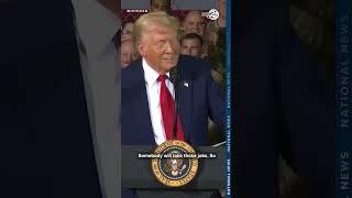 President Trump on military recruitment surge