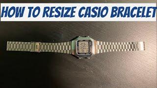 How to Resize Casio Stainless Steel Bracelet
