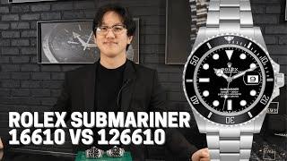 Rolex Submariner Steel 16610 vs 126610: Legends Compared | SwissWatchExpo