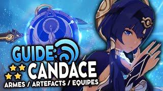 CANDACE support Hydro 4* ! Guide Artéfacts, Teams & Armes ! | Genshin Impact