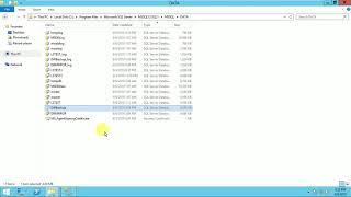 How to Move MDF & LDF files From One Drive to Other