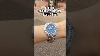 Breitling Colt Quartz A74350 Blue Dial Quartz 38mm Stainless Steel Men’s Watch