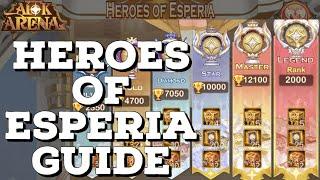 HEROES OF ESPERIA GUIDE! [MICHAEL - AFK ARENA]