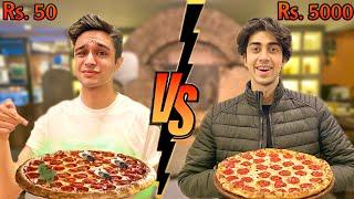 CHEAP VS EXPENSIVE PIZZA TASTE TEST!!