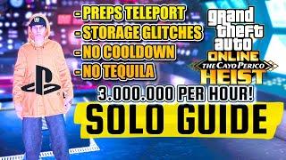 Cayo Perico SOLO Guide PS5 - 3 Million Per Hour - PREPS + HEIST (GTA Online)