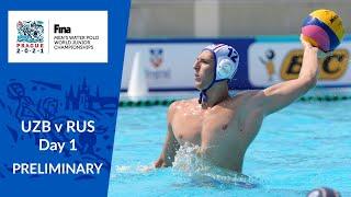 Re-LIVE | UZB v RUS - Day 1 - FINA World Men's Junior Water Polo Championships 2021