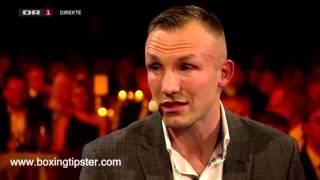 Joe Calzaghe surprises Mikkel Kessler on Danish TV show