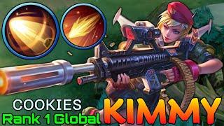 Deadly Combo Kimmy Maximum Charge + FlameShot! - Top 1 Global Kimmy by ᴄᴏᴏᴋɪᴇꜱ - Mobile Legends