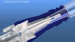 MicroClave Split Septum Technology