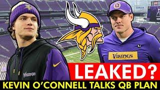 Vikings QB Plan LEAKED By Kevin O’Connell?