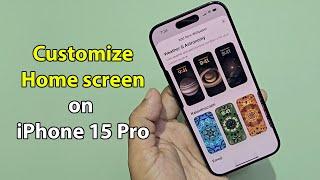 How to change theme in iphone 15 pro