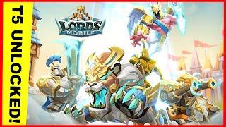 How to unlock T5 troops in lords mobile