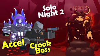 TDS Halloween 2024 SOLO Night 2 ACCELERATOR CROOK BOSS - Tower Defense Simulator Roblox