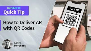 KeyShot Quick Tip - How to Deliver AR with QR Codes