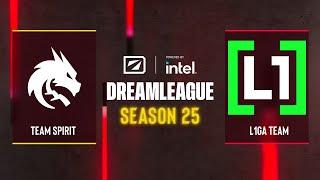 Dota2 - Team Spirit vs L1ga Team - DreamLeague Season 25 - Eastern Europe - Closed Qualifier