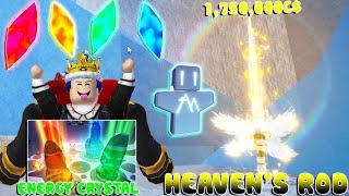 Roblox - CÁCH TÌM 4 ENERGY CRYSTAL LẤY CẦN CÂU THIÊN ĐƯỜNG HEAVEN'S ROD MẮC VÀ XỊN NHẤT GAME - Fisch