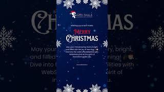 Wishing you a very Merry Christmas from Webshala  #chritsmas #salesforce #webshala #short