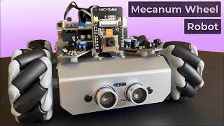 Advanced Mecanum Wheels Robot using Arduino & ESP32 CAM || 4WD Omnidirectional Movement