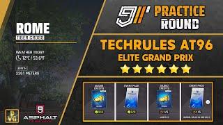 Asphalt 9 | Techrules AT96 Elite Grand Prix | Practice Round - Touchdrive Guide