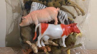 Vintage Farm Zoo Animal collectable ASMR unboxing review