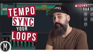 TEMPO SYNC LOOPS in CUBASE 10.5 - Mixdown Q&A