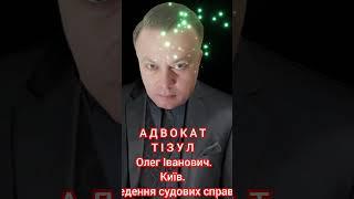 Адвокат Тізул Олег Іванович. Консультації По Телефону. Київ, вся Україна. Номер телефону на сайті