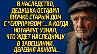 В наследство, дедушка оставил внучке старый дом с «сюрпризом» … А когда нотариус узнал, что ждет...