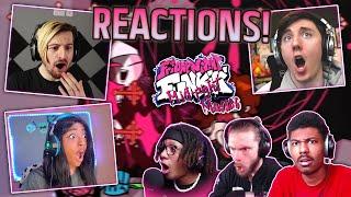 Youtuber's React To Friday Night Funkin' VS Mid-Fight Masses Mod! | Gospel