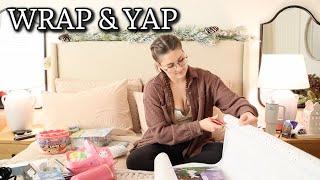 WRAP & YAP | WRAP CHRISTMAS PRESENTS WITH ME | LOVING LIFE AS MEGAN Q&A