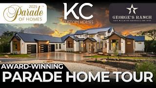 This Boerne Luxury Home Will BLOW YOUR MIND! (KC Custom Homes - 4800sqft Parade Home)