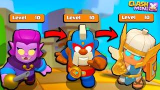 EVERY Hero Level 1 to 10 in Clash Mini! Who is Best?!