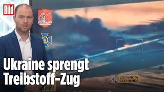 Iskander-Rakete trifft ukrainische Truppenübung | BILD-Lagezentrum