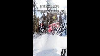 Finger Throttle Snowmobile