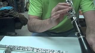 Leaky Pads Suction Test- Sax Woodwind Repair- Perry Ritter Tip 5