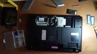 Как разобрать ноутбук  packard bell new 90