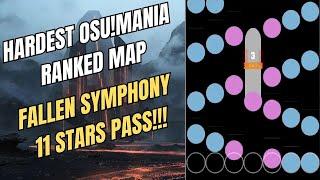  OSU!MANIA HARDEST RANKED MAP DESTROYED ! FALLEN SYMPHONY 7K 