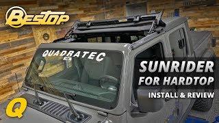 Bestop Sunrider for Hardtop Install for Jeep Wrangler JL and Jeep Gladiator JT