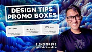 Be creative with designing benefit boxes - Elementor WordPress