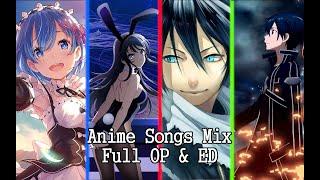 Anime Music Mix #01 | Full OPs & EDs