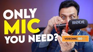 Rode VideoMIC Go II - The Only MIC For Youtube Videos, Vlogging, iPhone, Android, USB MIC, Podcast