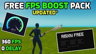 *ULTIMATE* Free Fortnite FPS boost Pack  (Boost Fps, Lower Delay & Lower Ping)