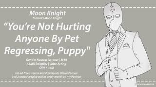 ASMR | Moon Knight - Pet Regression Comfort From Steven Grant [M4A] [Puppy Pet Regression]