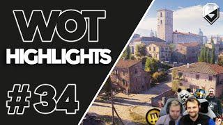 WOT HIGHLIGHTS | Best Streamers Moments #34 | World of Tanks | [EU]