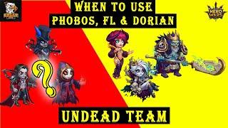 When to Use Phobos Dorian & Faceless with Iris in Eternity Team | Hero Wars Mobile