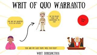 Quo Warranto I Writ of Quo Warranto I Writ Jurisdiction #indianpolity