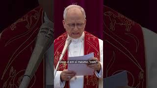 In St. Peter's Square, Pope Leo XIV evoked a recent memory #shorts