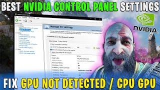 Best NVIDIA Settings for God of War Ragnarok - Fix GPU Detection & Black Screen Error!