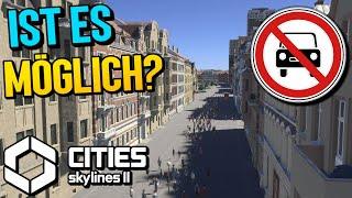 Können wir in Cities Skylines 2 eine autofreie Stadt bauen?